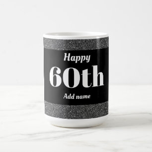 Hübsches personalisiertes Geburtstagsgeschenk 60. Kaffeetasse