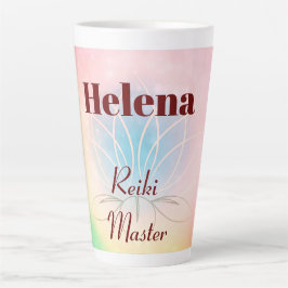 Hübsches personalisiertes Reiki-Masterdesign Milchtasse