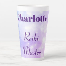 Hübsches personalisiertes Reiki-Masterdesign Milchtasse