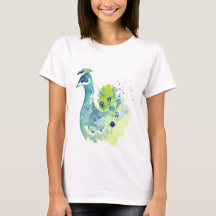 Hübsches Pfauenportrait T-Shirt