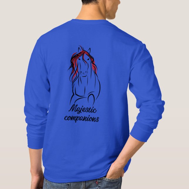 hübsches Pferdedesign für den T - Shirt (Rückseite)
