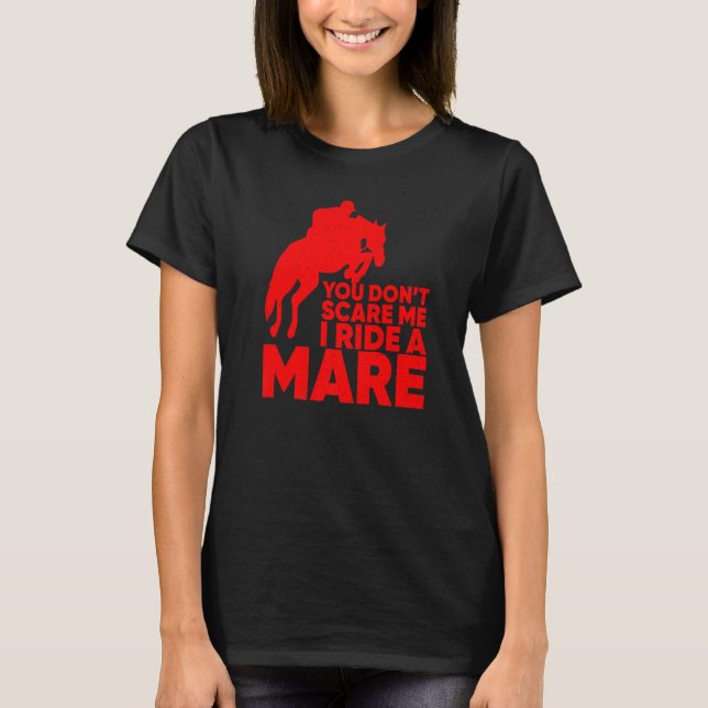 Hübsches Pferdereiten für Männer Frauen Coole Reit T-Shirt (Vorderseite)