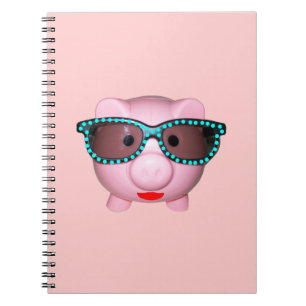 Hübsches Piggy-Notebook Notizblock