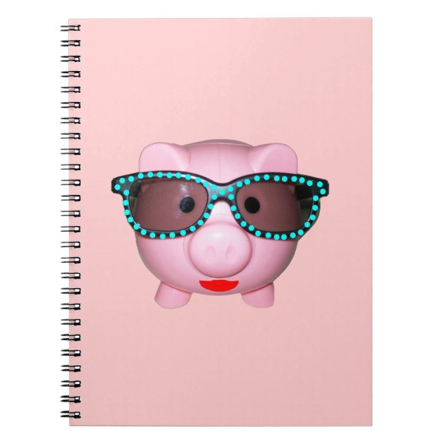 Hübsches Piggy-Notebook Notizblock (Vorderseite)
