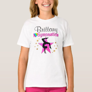 HÜBSCHES PINK I LIEBE GYMNASTIK SHIRT
