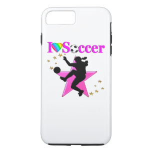 HÜBSCHES PINK I LIEBE SOCCER-DESIGN Case-Mate iPhone HÜLLE