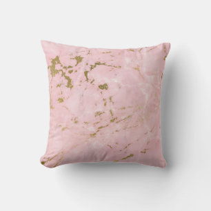 HÜBSCHES PINK-WEISS-GOLD-MARMOR INSPIRIERT KUSHION KISSEN