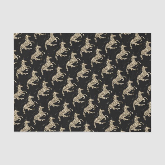 Hübsches Prismatisches Einhorn-Trendpapier Seidenpapier (Vorderseite)