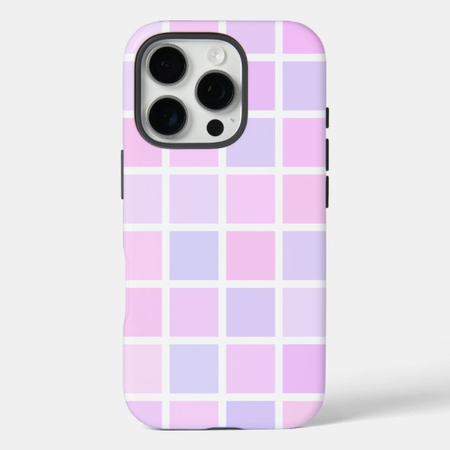 Hübsches Prüfmuster iPhone 16 Pro Hülle (Rückseite)