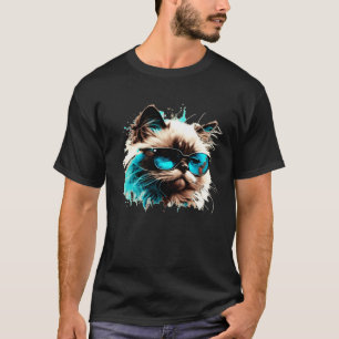 Hübsches Ragdoll-Katzengesicht T-Shirt