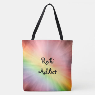 Hübsches Regenbogendesign von Reiki Addict Tasche