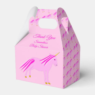 Hübsches Rosa Baby Mädchen Einhorn Babyparty Custo Geschenkschachtel