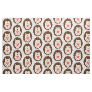 Hübsches Rosa Baby Mädchen Igel Muster Stoff