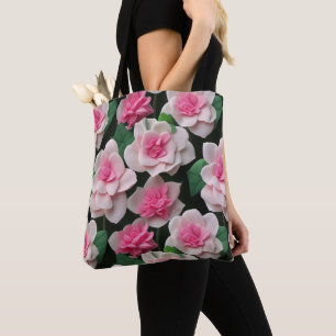 Hübsches rosa Blumenmuster Tasche