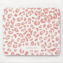 Hübsches rosa Leopardmuster Mousepad
