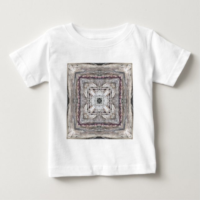 Hübsches rosafarbenes Aztekemuster Inspiriert Must Baby T-shirt (Vorderseite)