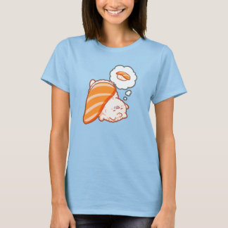 Hübsches Sake Neko Lachs Sushi Katzen Foodie Gesch T-Shirt