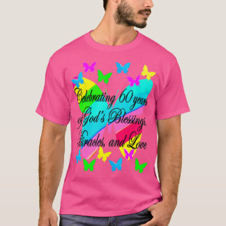HÜBSCHES SCHALTFLY 60. GEBURTSTAG-DESIGN T-Shirt