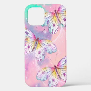 Hübsches Schmetterlingsdesign mit gemischten Paste Case-Mate iPhone Hülle