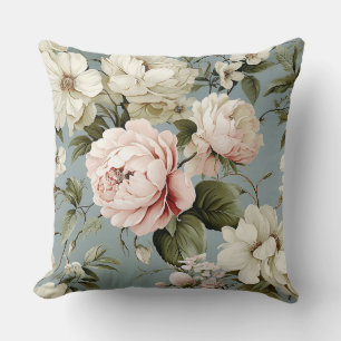 Hübsches Shabby Chic Blume Floral Kissen