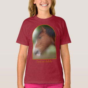 Hübsches Shire-Zugpferd Personalisiert T-Shirt