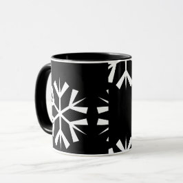 hübsches SNOWFLAKE-Muster | Tasse