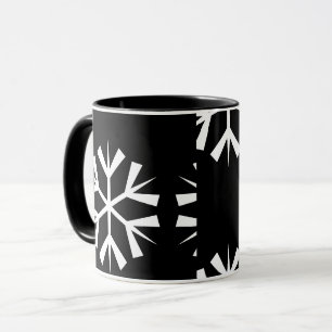 hübsches SNOWFLAKE-Muster   Tasse