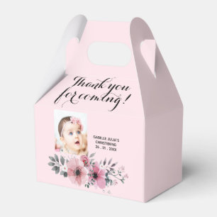 Hübsches Soft Pink DANKE IHNEN, DASS SIE KOMMEN!  Geschenkschachtel