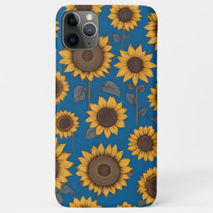 Hübsches Sonnenblumenmuster Case-Mate iPhone Hülle