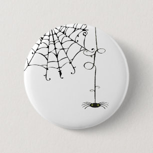 HÜBSCHES spiderweb Button