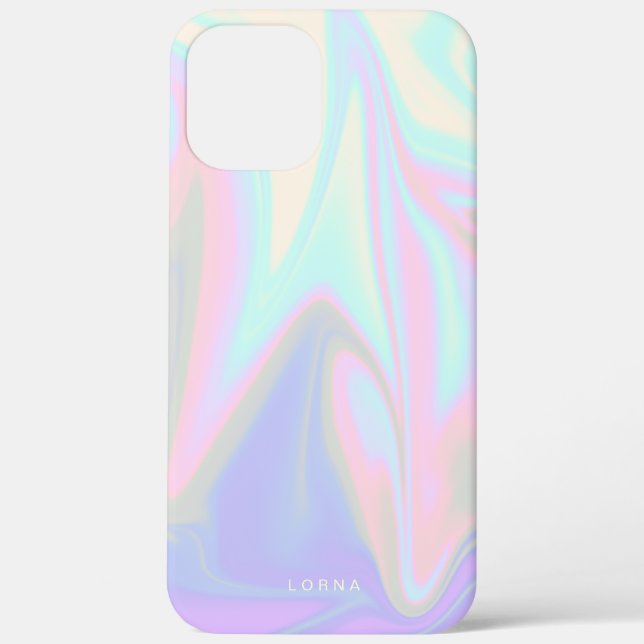 Hübsches stilvolles, modernes Chick holographic Case-Mate iPhone Hülle (Rückseite)