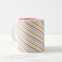 HÜBSCHES STRIPES festliches, modernes rosa Minzgol