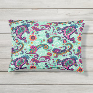 Hübsches tadelloses Paisley Kissen Für Draußen