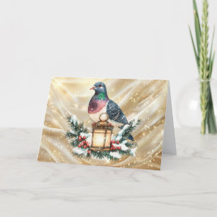 Hübsches Tauben-Weihnachten Feiertagskarte