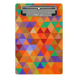 Hübsches Triangle-Muster I + Ihre Ideen Mini Klemmbrett