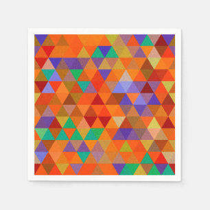 Hübsches Triangle-Muster I + Ihre Ideen Serviette