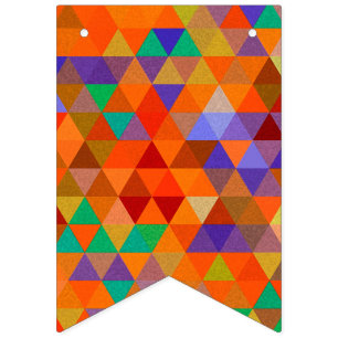 Hübsches Triangle-Muster I + Ihre Ideen Wimpelkette