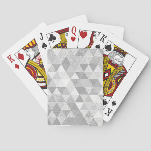 Hübsches Triangle-Muster II + Ihre Ideen Spielkarten