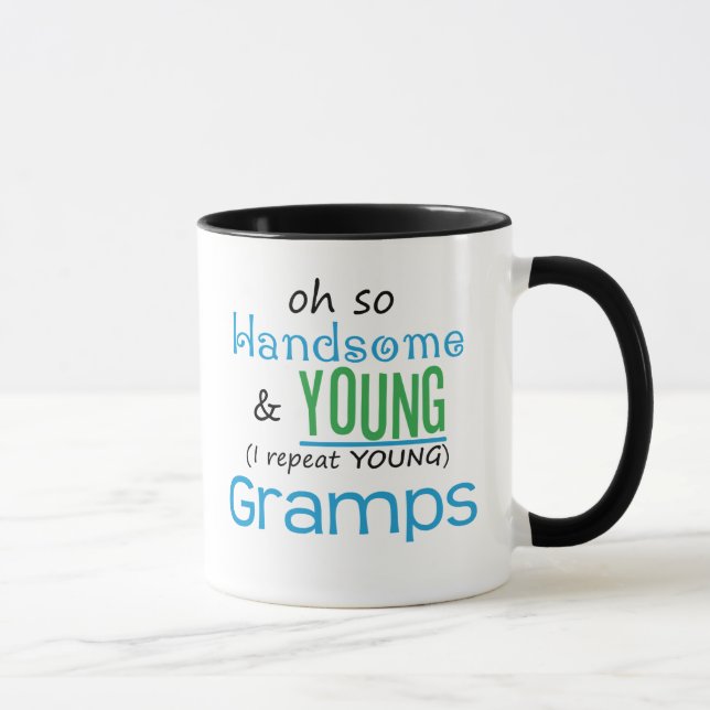 Hübsches und junges Gramps Tasse (Rechts)