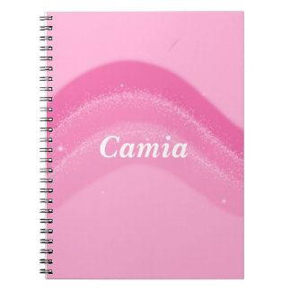 Hübsches und rosa Personalisiertes Notebook Notizblock