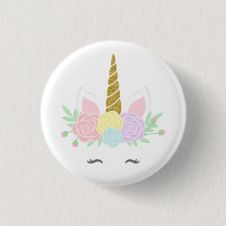 Hübsches Unicorn-Abzeichen Button