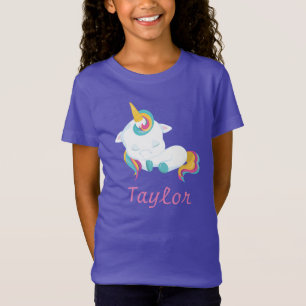 Hübsches Unicornschlafen T-Shirt