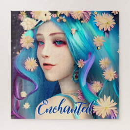 Hübsches verzaubertes Mädchen mit Personalisierten