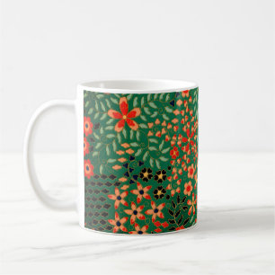hübsches vintage japanisches Blumenmuster Kaffeetasse