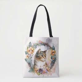 HÜBSCHES WASSERFARBEN KALICO KÜCHE MIT BLUMENKREBS TASCHE