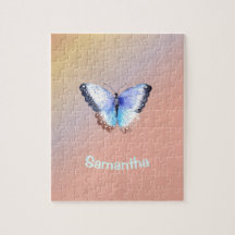 Hübsches Wasserfarbenschmetterling mit Namen