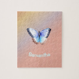 Hübsches Wasserfarbenschmetterling mit Namen