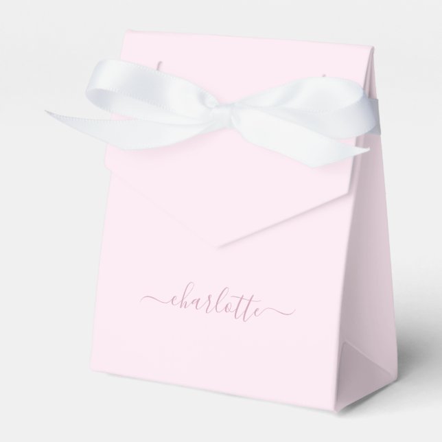 Hübsches Weich rosa und rot Geschenkschachtel (Vorderseite)