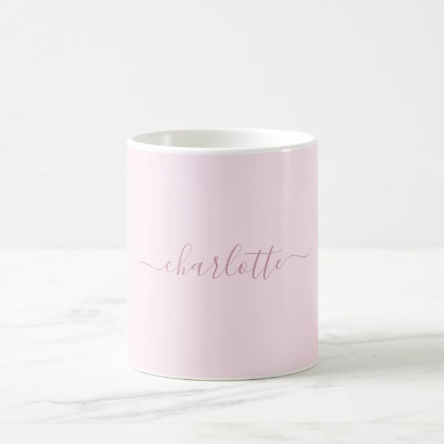 Hübsches Weich rosa und rot Kaffeetasse (Mittel)