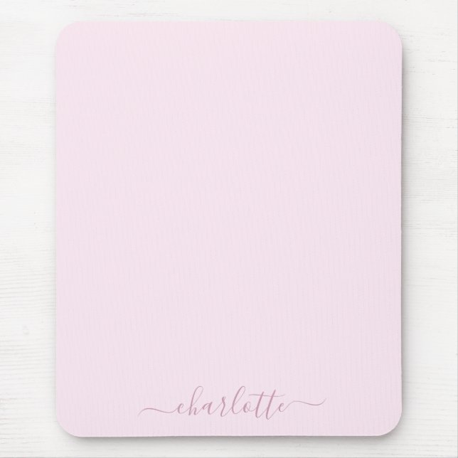 Hübsches Weich rosa und rot Mousepad (Vorne)